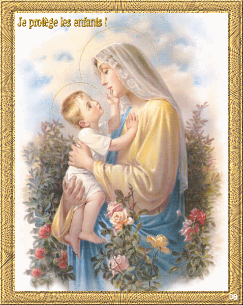 La Vierge-Marie - je protège les enfants : kdo