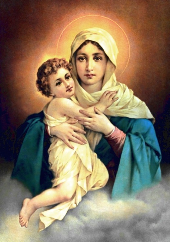 La Vierge-Marie et Jésus prient à vos intentions de prières