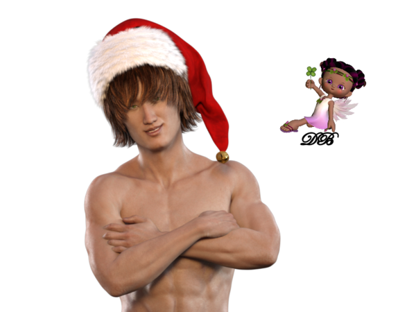 Tube Père Noël sexy - homme Asiatique 3d png : kdo Tube Père Noël sexy - homme Asiatique 3d png : kdo