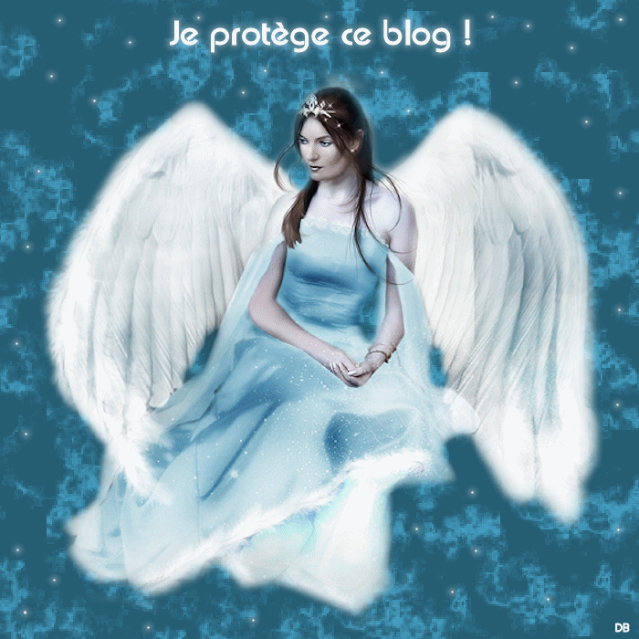 Ange-gardien scintillant pour blog : kdo pour vous