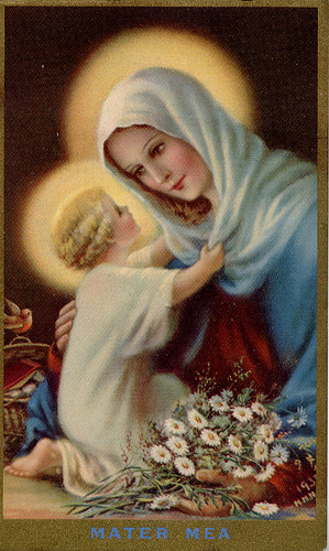 La Vierge-Marie et l'enfant Jésus