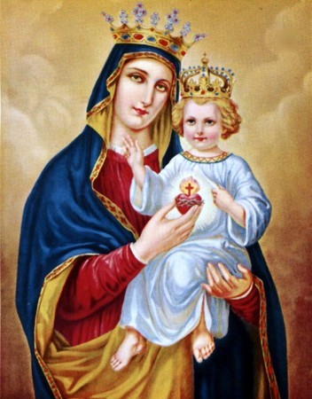 La Vierge-Marie et Jésus prient à vos intentions de prières
