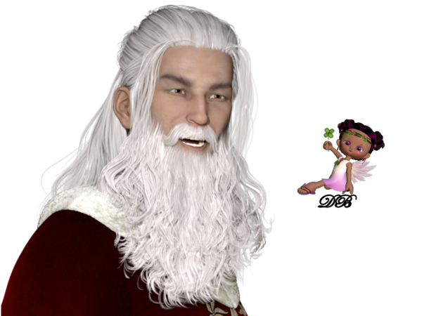 Tube Vieux Père Noël 3d png : kdo