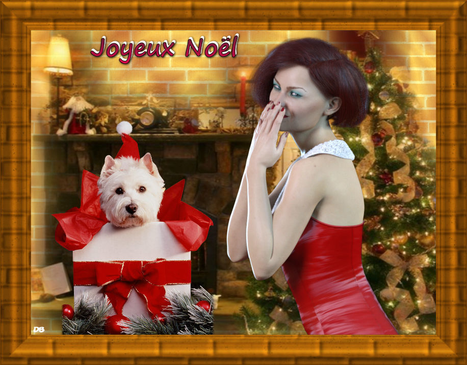 Joyeux Noël - Mère Noël sexy-chiot : kdo